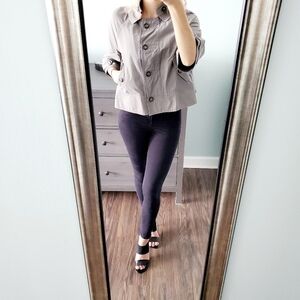 Nautica Gray Short Trench Coat